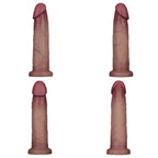 Vibrating Sliding Skin Pro II Silicone Dong 9in