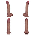 Vibrating Sliding Skin Pro II Silicone Dong 10in