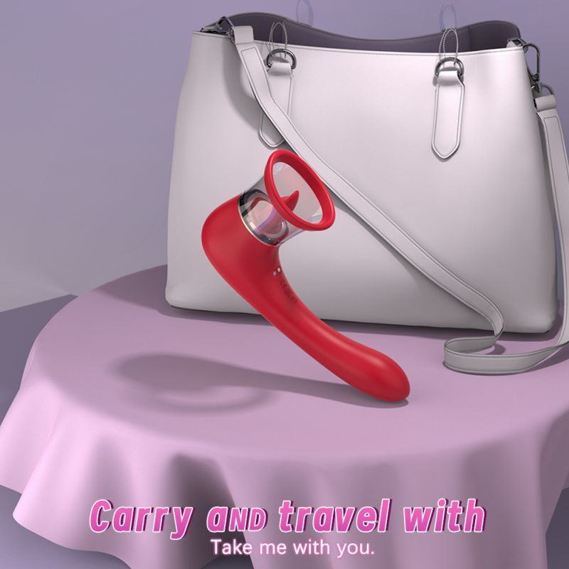 Trumpet 3-in-1 Sucking Licking Vibrating Vaginal Stimulator