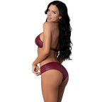 Juno Burgundy Jewel Two Piece Set