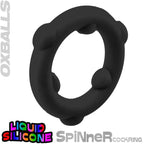 Spinner Silicone Ring Black - Hush Store Sydney 