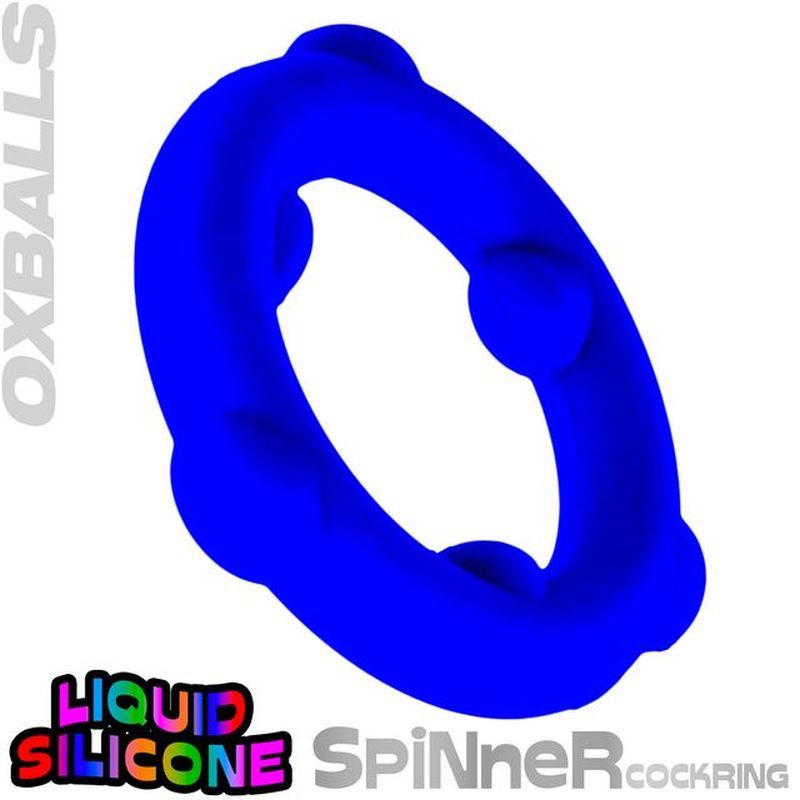 Spinner Silicone Ring Blue - Hush Store Sydney 