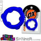 Spinner Silicone Ring Blue - Hush Store Sydney 