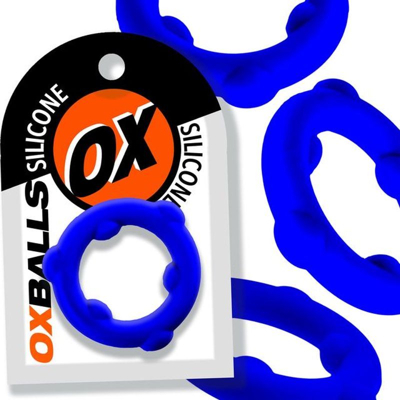 Spinner Silicone Ring Blue - Hush Store Sydney 