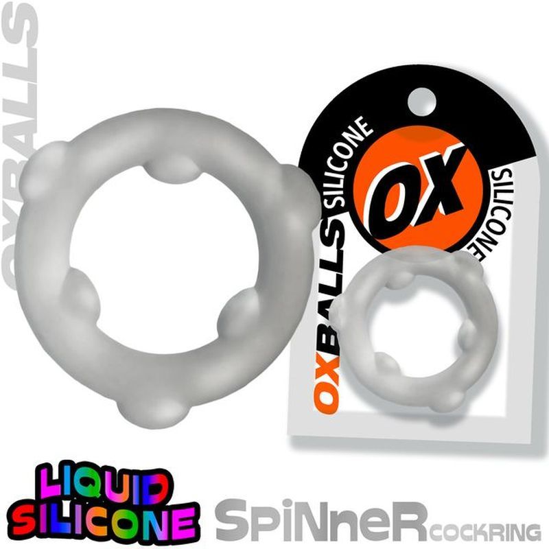 Spinner Silicone Ring Clear - Hush Store Sydney 