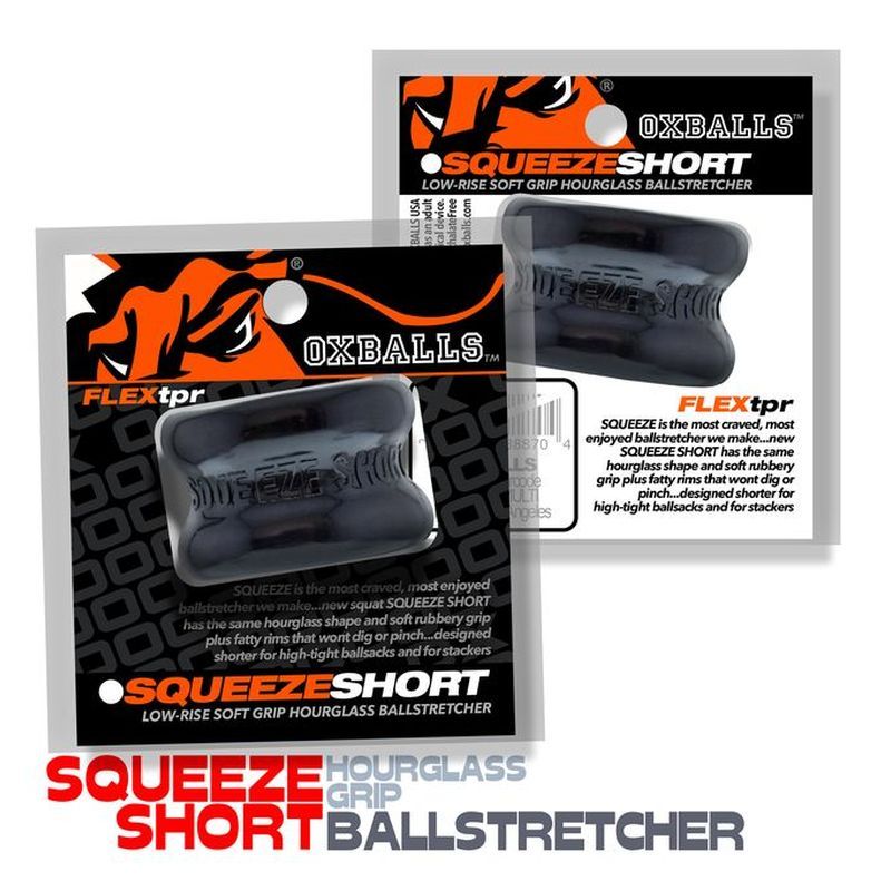 Squeeze Short Ballstretcher Black - Hush Store Sydney 