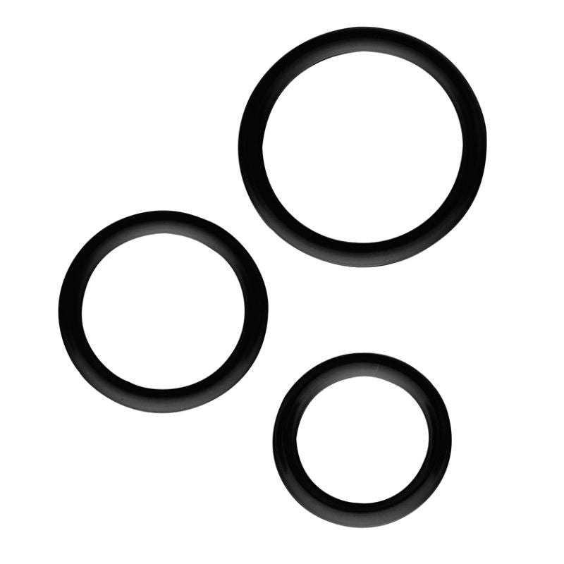 Magnum Force Cock Ring Set Black - Hush Store Sydney 
