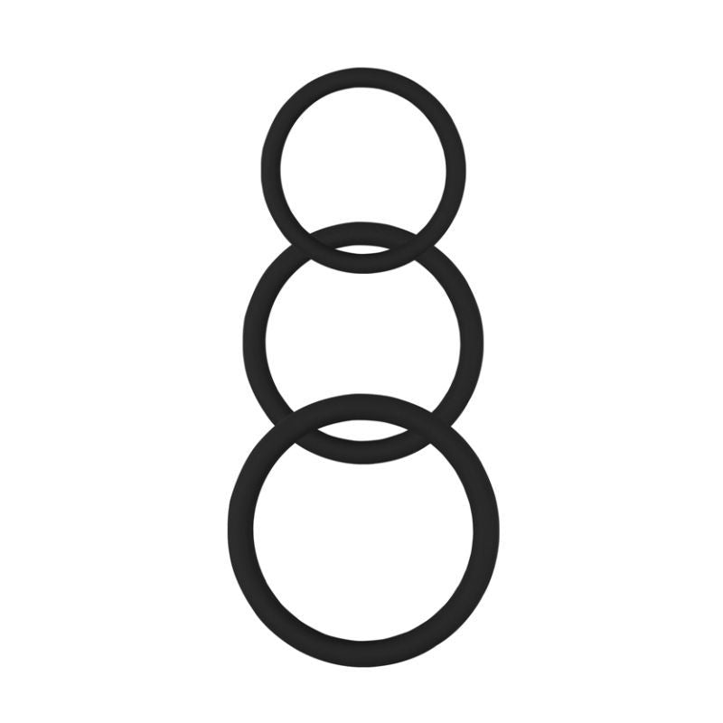 Magnum Force Cock Ring Set Black - Hush Store Sydney 