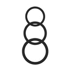 Magnum Force Cock Ring Set Black - Hush Store Sydney 