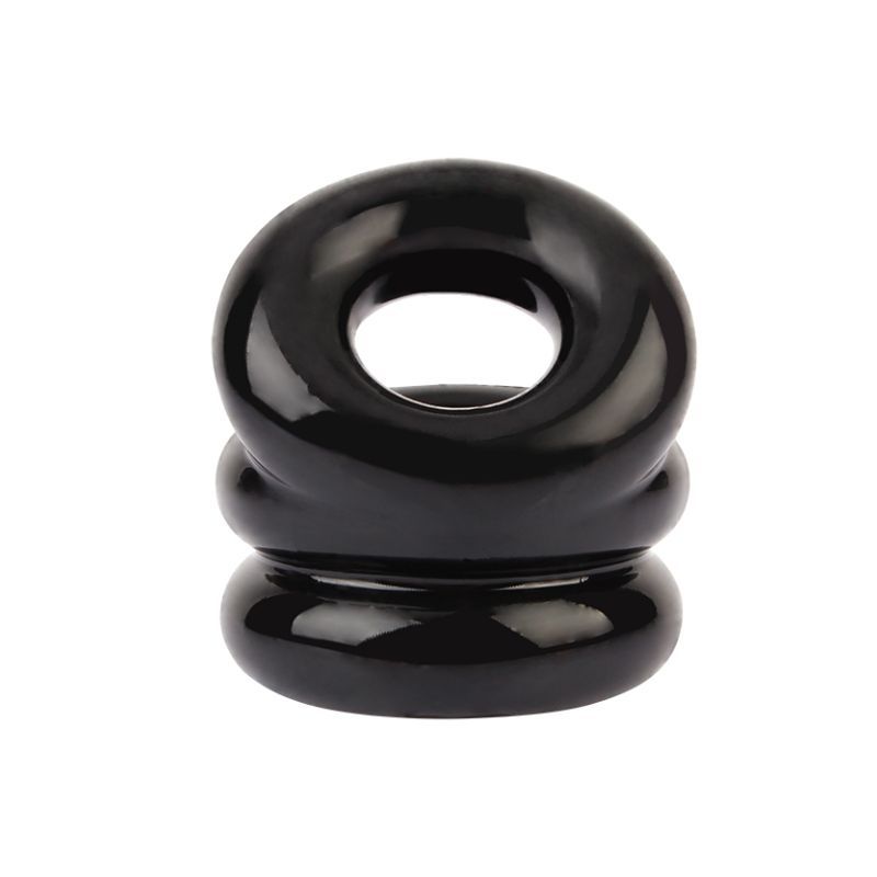 Stacked Dual Pleasure Ring Black - Hush Store Sydney 