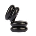 Double Stacked Dual Pleasure Ring Black - Hush Store Sydney 