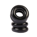 Double Stacked Dual Pleasure Ring Black - Hush Store Sydney 