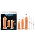 Cock Plug Flesh Anal Training Kit 3 Pc - Hush Store Sydney 