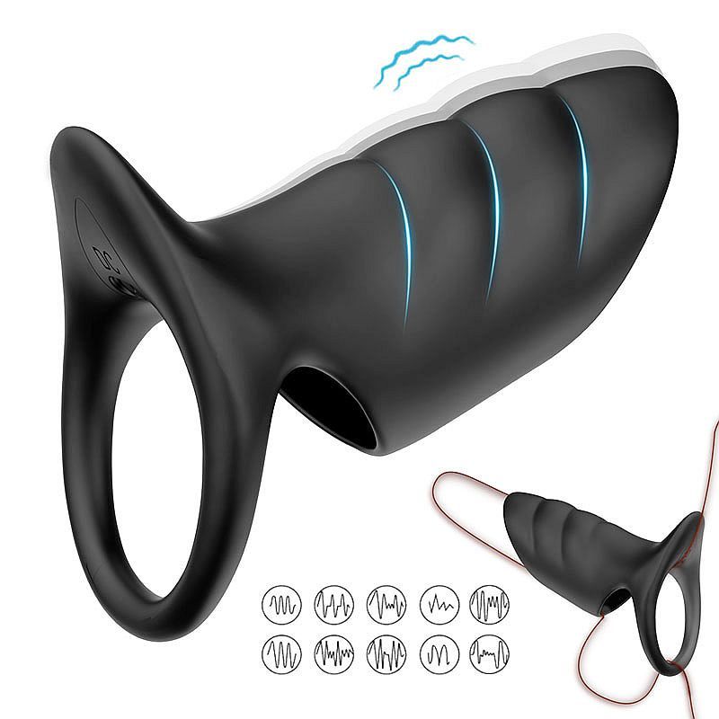 Surge Vibrating Penis Sleeve Cock Ring - Hush Store Sydney 