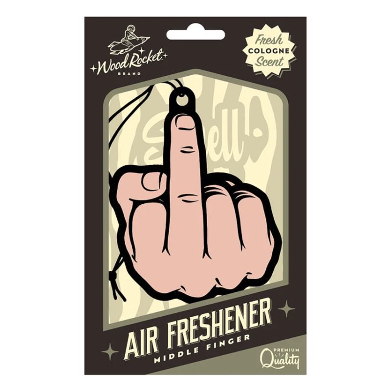 Middle Finger Air Freshener Peach - Hush Store Sydney 