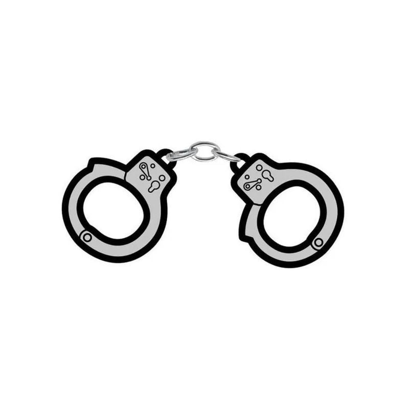 Handcuffs Enamel Pin - Hush Store Sydney 