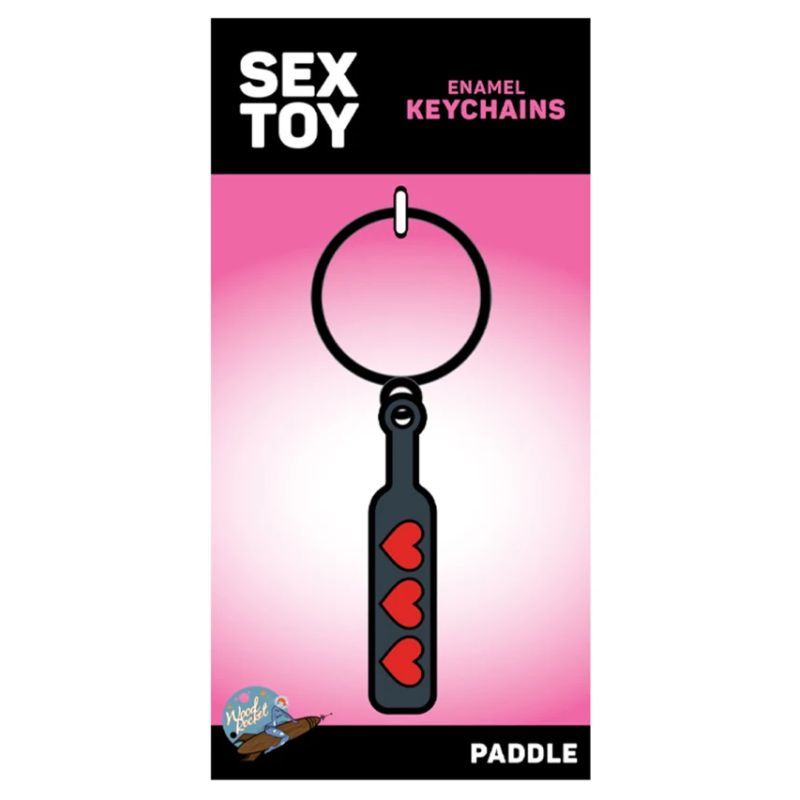 Hearts Paddle Keychain - Hush Store Sydney 