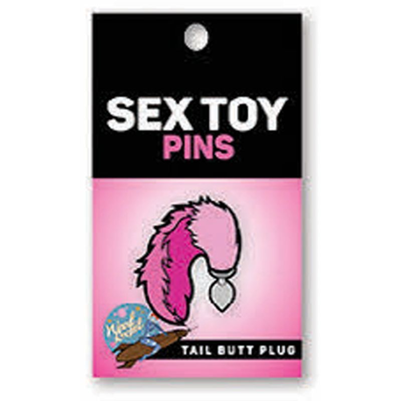 Tail Butt Plug Enamel Pin - Hush Store Sydney 