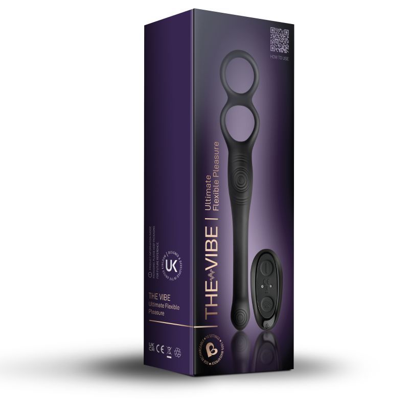 The Vibe 10 Speed Remote Mens Silicone Cock Ball and Anal Vibrator Hush Store Sydney