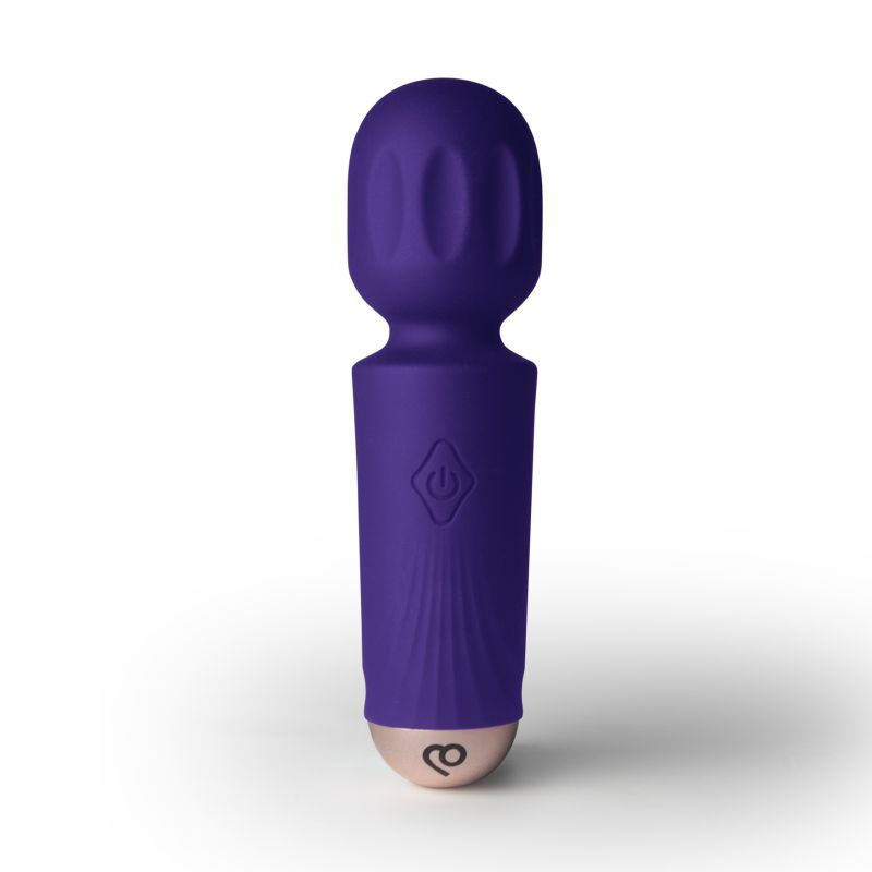 Rechargeable 16 Mode Silicone Mini Wand Violet Dream Hush Store Sydney