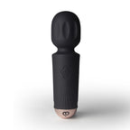 Rechargeable 16 Mode Silicone Mini Wand Black Tulip Hush Store Sydney