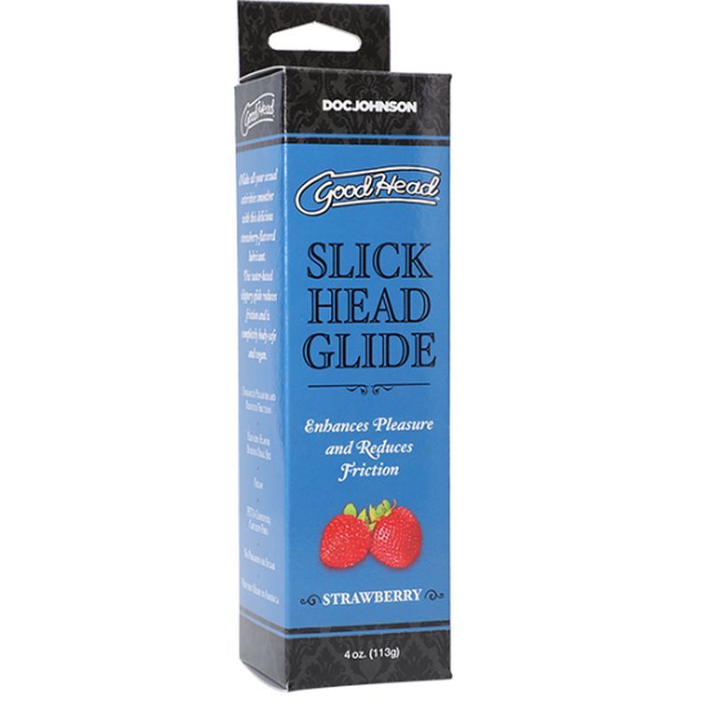 GoodHead Slick Head Glide Strawberry 4 oz/113g - Hush Store Sydney 