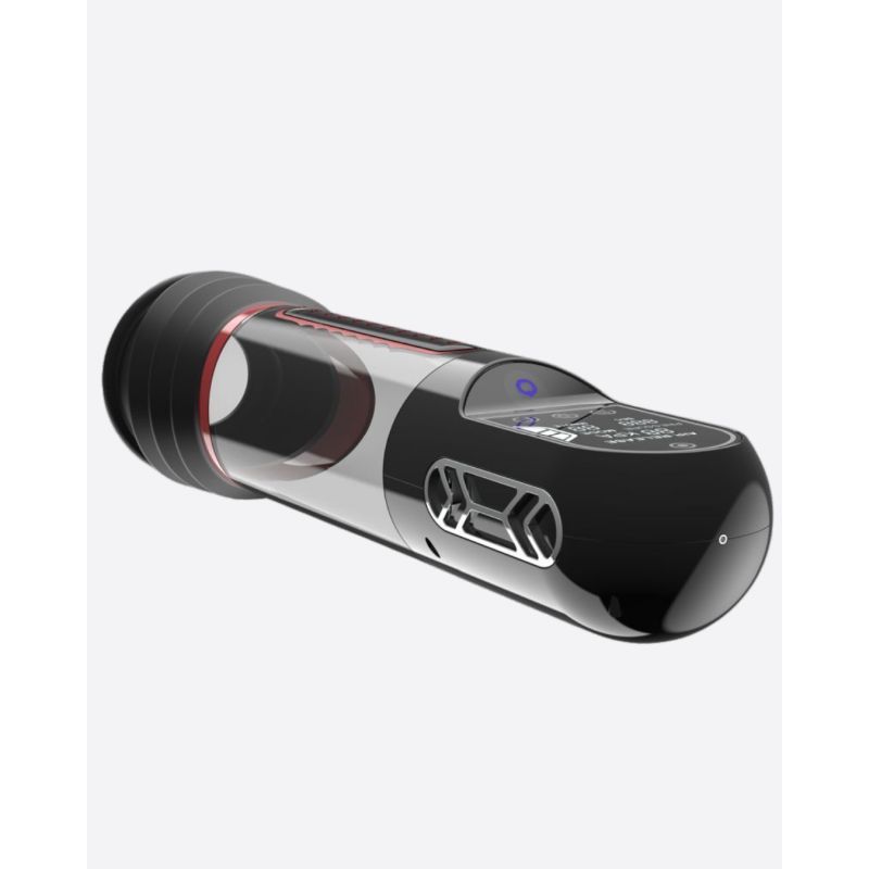 ISP90 Curve Infrared Automatic LCD Penis Pump Red - Hush Store Sydney 