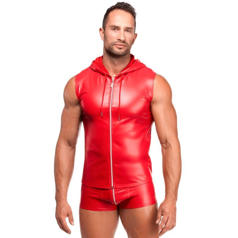 Red Ignite Hooded Vest - Hush Store Sydney 