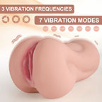 Agatha Realistic Vibrating Vaginal Masturbator - Hush Store Sydney 