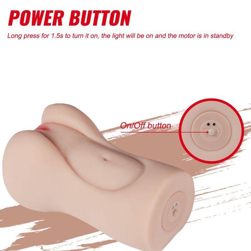 Aggie Realistic Vibrating Vaginal Masturbator - Hush Store Sydney 