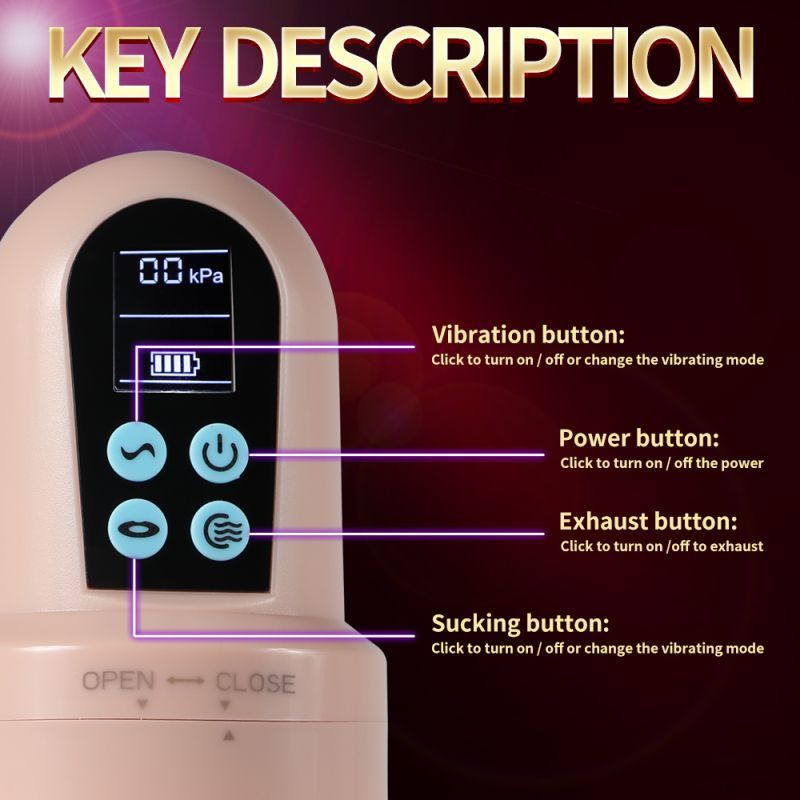 Suctroker Dual Density Vibrating Sucking Vaginal Masturbator V2 - Hush Store Sydney 