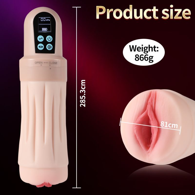 Suctroker Dual Density Vibrating Sucking Vaginal Masturbator V2 - Hush Store Sydney 