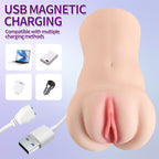 Brenna Dual Density 3 Speed 7 Mode Vibrating Realistic Masturbator - Hush Store Sydney 