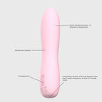 Bella Silicone 140mm Bullet Massager Pink - Hush Store Sydney 