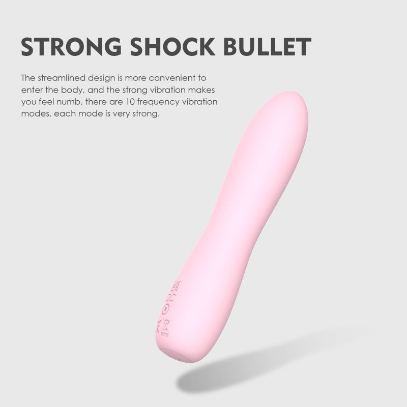 Bella Silicone 140mm Bullet Massager Pink - Hush Store Sydney 