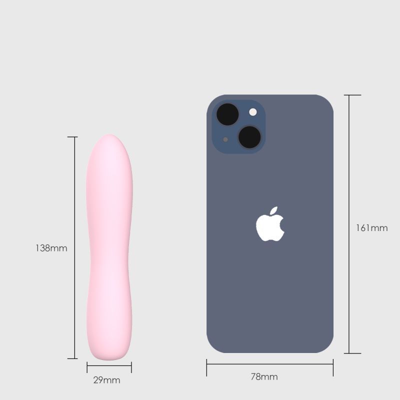 Bella Silicone 140mm Bullet Massager Pink - Hush Store Sydney 