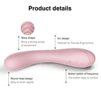Maya Curve Silicon Vibrator Pink - Hush Store Sydney 