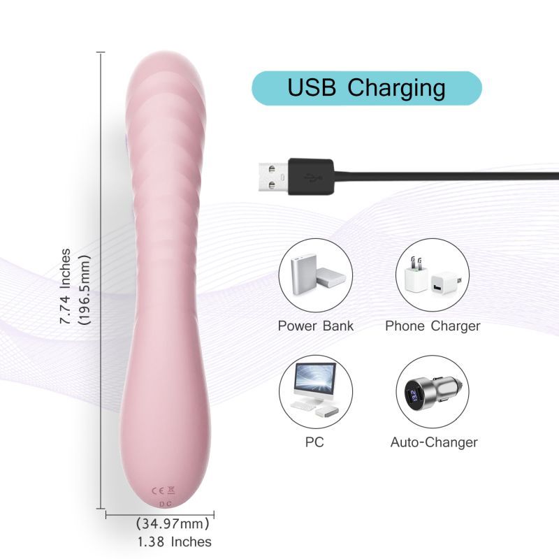 Maya Curve Silicon Vibrator Pink - Hush Store Sydney 