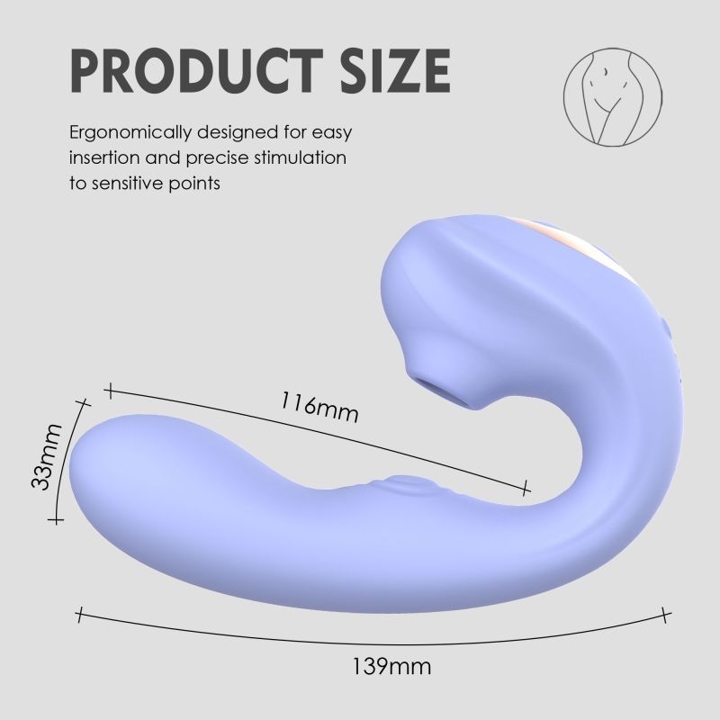 Aria Air Pulse C Shaped Vibrator - Hush Store Sydney 