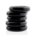 Jacker Stack 5 Pc Strong Cock Ring Black