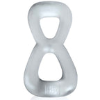 Boomerang Double Cockring Ball Stretcher Clear