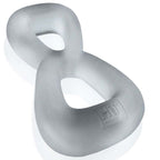 Boomerang Double Cockring Ball Stretcher Clear