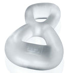 Boomerang Double Cockring Ball Stretcher Clear