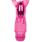 Adam & Eve Dual Pleasure Vibe - Pink 12 cm (4.75'') Vibrator with Anal Probe