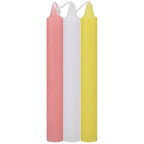 Japanese Drip Candles - Light - Light Coloured 3 Pack - Hush Store Sydney 