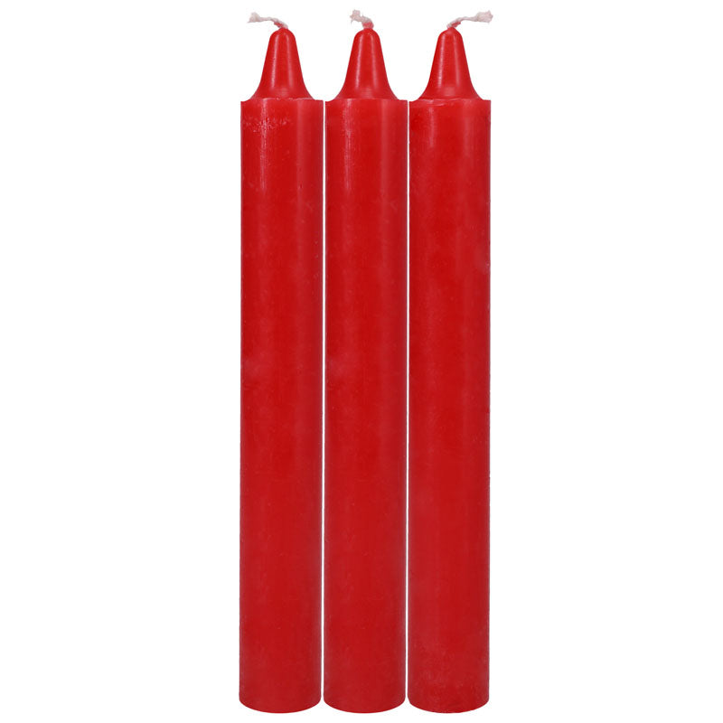 Japanese Drip Candles - Red - Red 3-Pack - Hush Store Sydney 