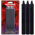 Japanese Drip Candles - Black - Black 3-Pack - Hush Store Sydney 