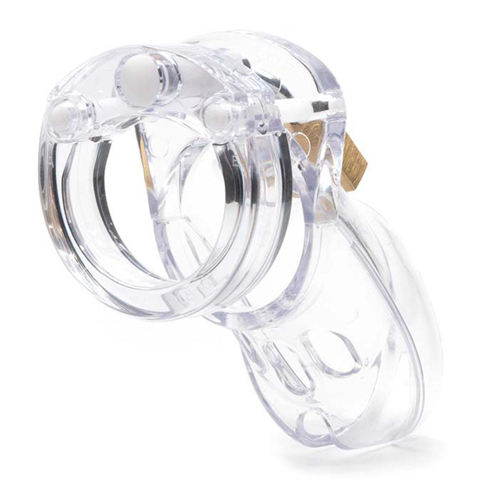 CB-3000 Chastity Cock Cage Kit - Clear - Clear 3 Inch Cock Cage Kit - Hush Store Sydney 