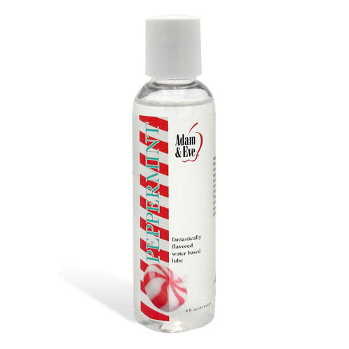 Adam & Eve PEPPERMINT Lubricant - Mint Flavoured Water Based Lubricant - 118 ml Bottle - Hush Store Sydney 