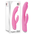 Adam & Eve G-Gasm Rabbit - Pink 20.3 cm (8'') Rabbit Vibrator - Hush Store Sydney 